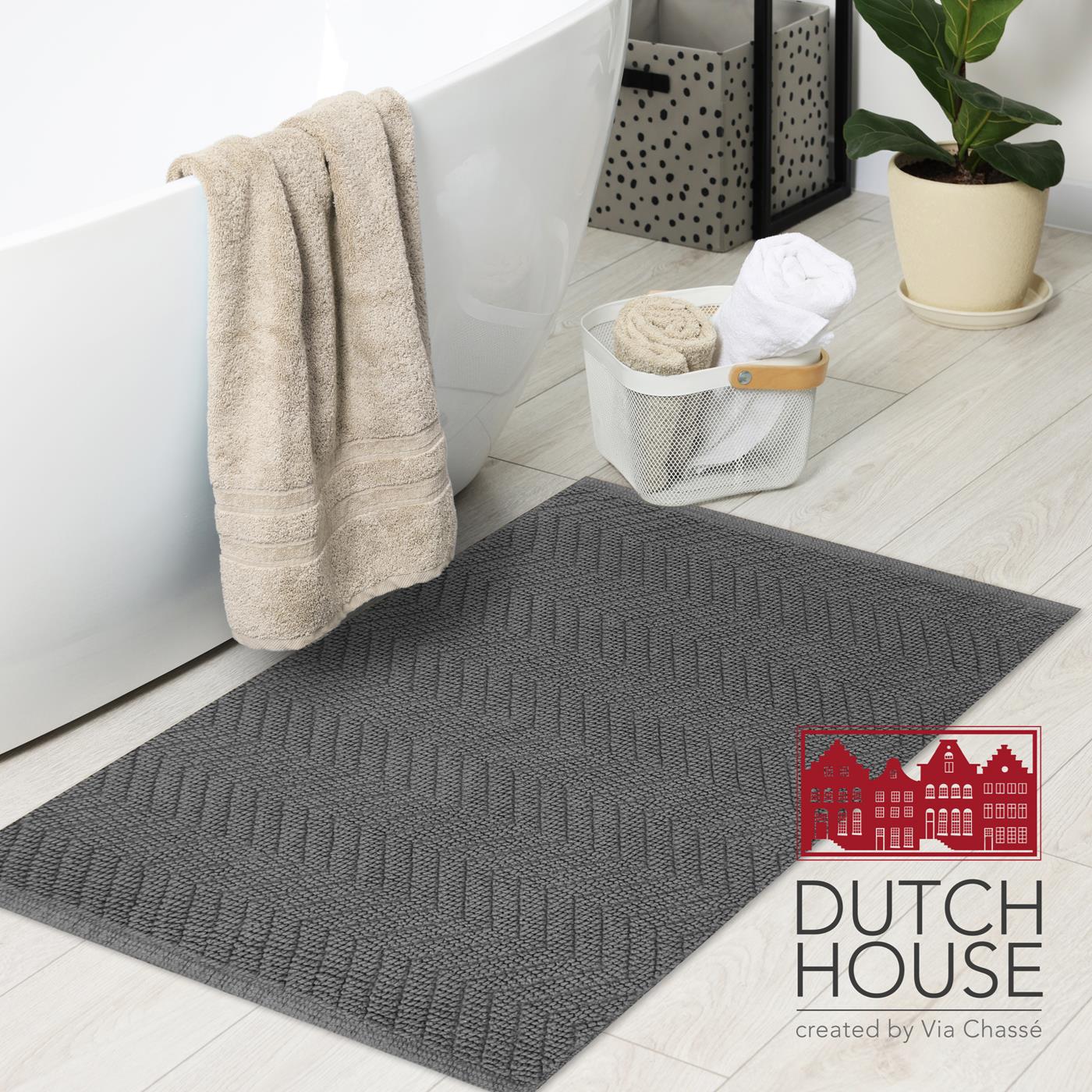 Dutch House Formia badmat 50x80cm grijs